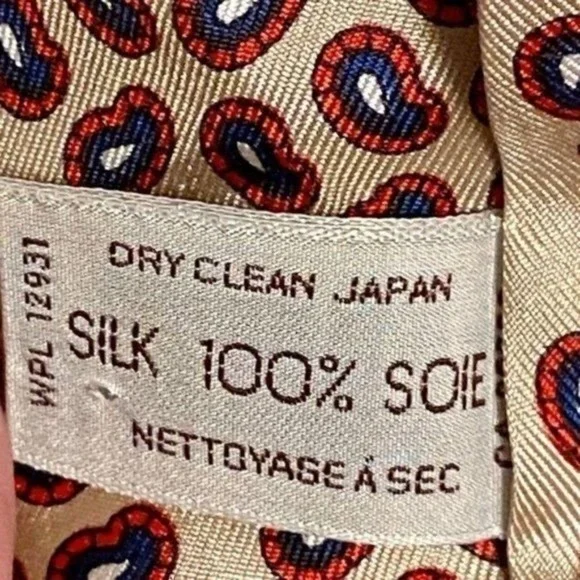 Vintage‎ Liz Claiborne silk paisley tie scarf - Picture 9 of 11